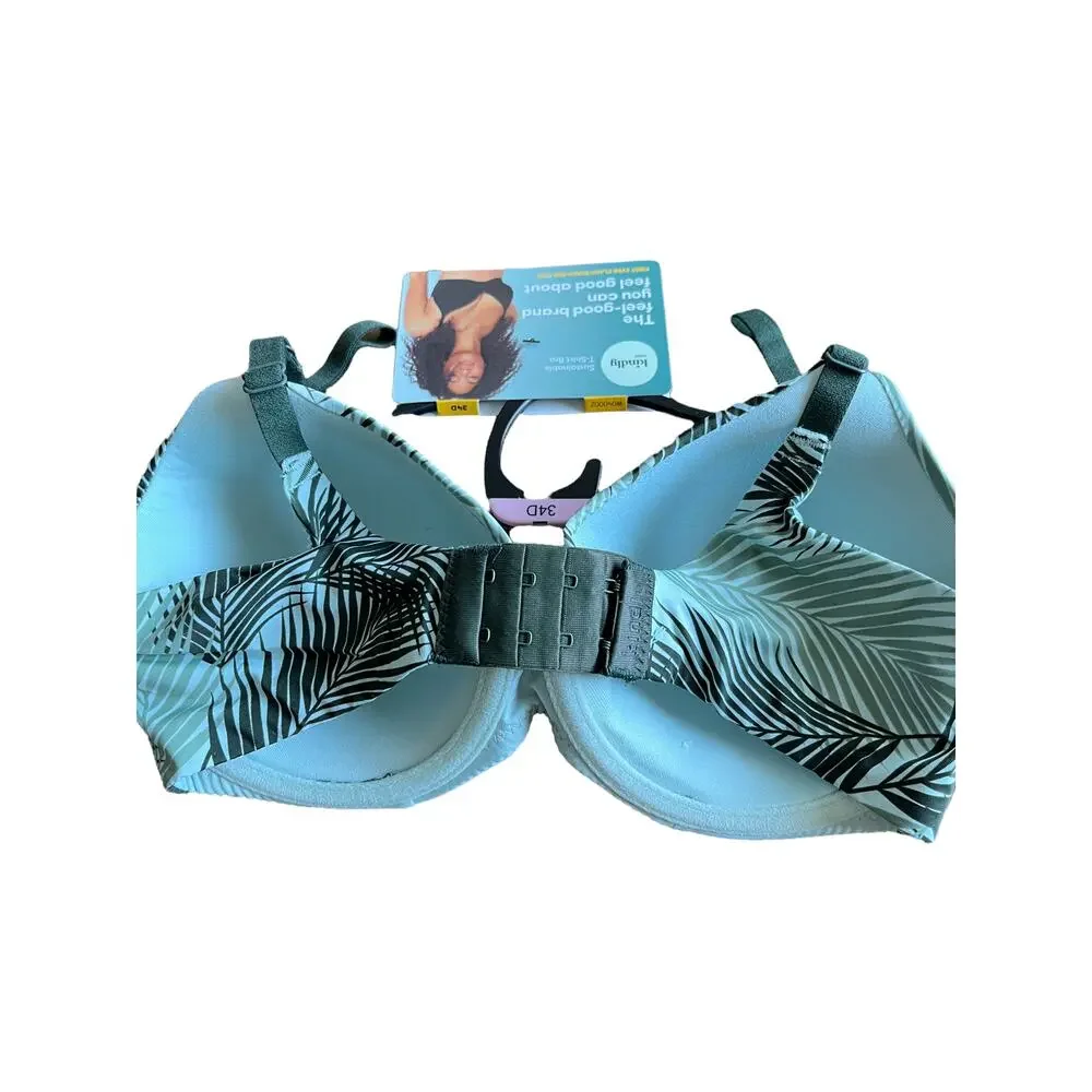 NWT Kindly Yours Sustainable Full Coverage Palm T-Shirt Bra Women’s Size 34D